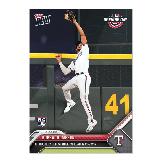 2023 Topps Now #8 Bubba Thompson