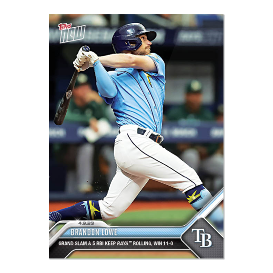 2023 Topps Now #80 Brandon Lowe