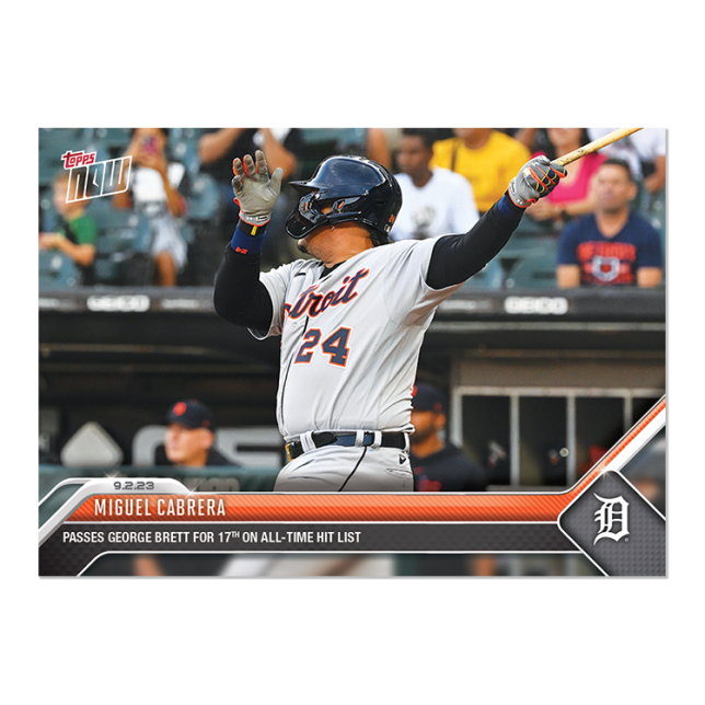 2023 Topps Now #802 Miguel Cabrera
