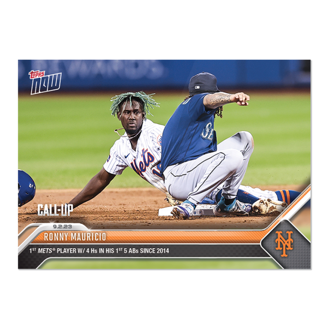 2023 Topps Now #807 Ronny Mauricio