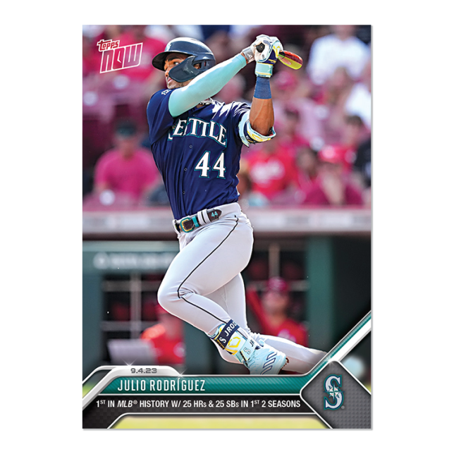 2023 Topps Now #813 Julio Rodríguez