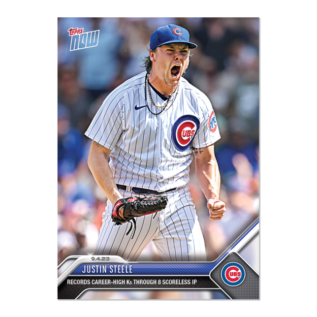 2023 Topps Now #815 Justin Steele