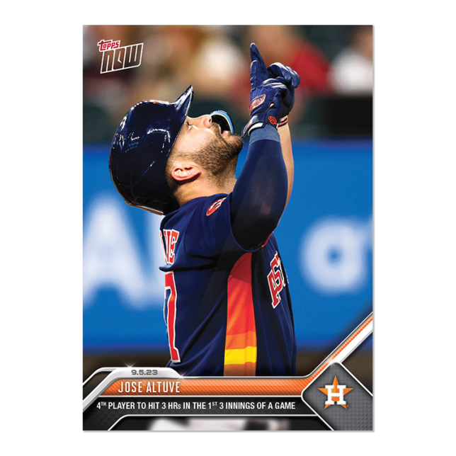 2023 Topps Now #821 Jose Altuve