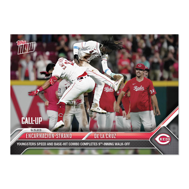 2023 Topps Now #823 Christian Encarnacion-Strand/Elly De La Cruz