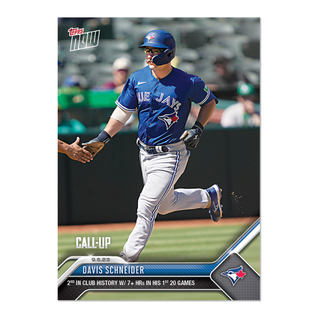 2023 Topps Now #824 Davis Schneider