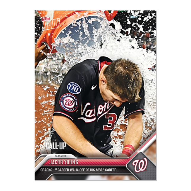 2023 Topps Now #826 Jacob Young Call Up