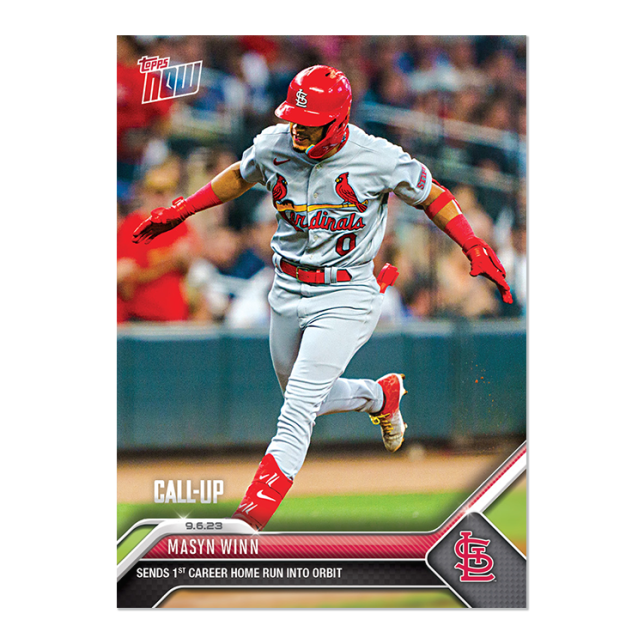 2023 Topps Now #828 Masyn Winn Call Up