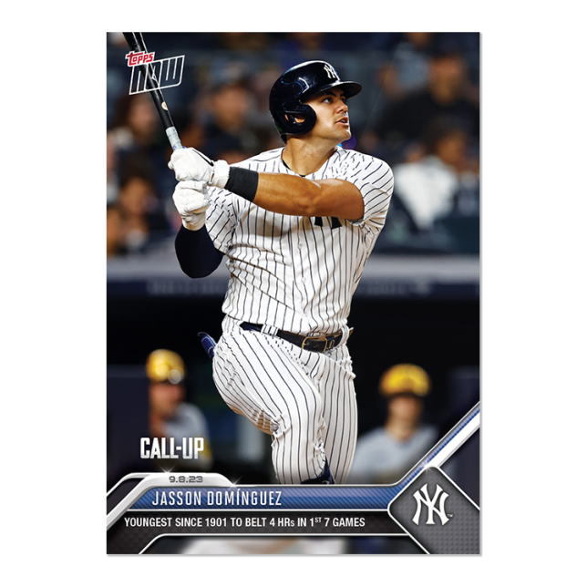 2023 Topps Now #834 Jasson Domínguez