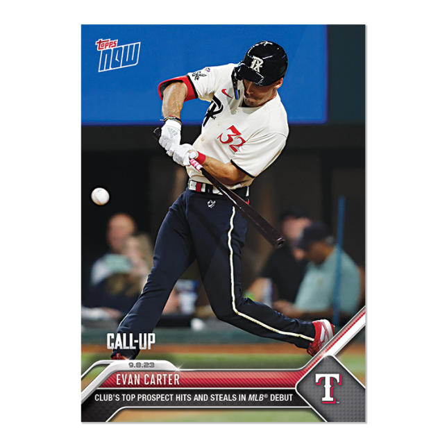 2023 Topps Now #839 Evan Carter
