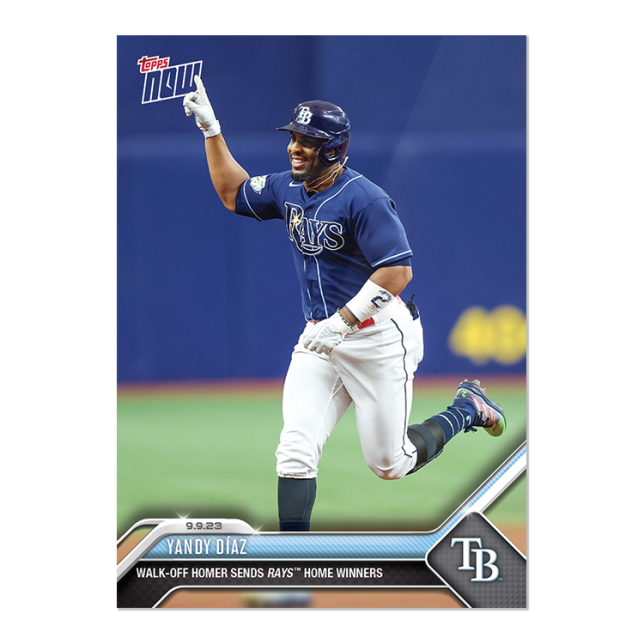 2023 Topps Now #842 Yandy Díaz