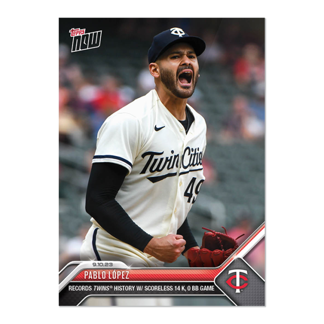 2023 Topps Now #845 Pablo López