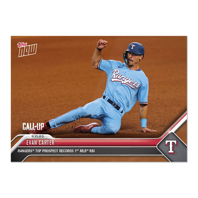 2023 Topps Now #846 Evan Carter