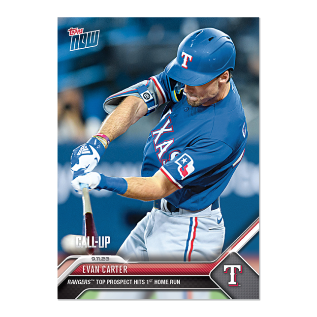 2023 Topps Now #852 Evan Carter