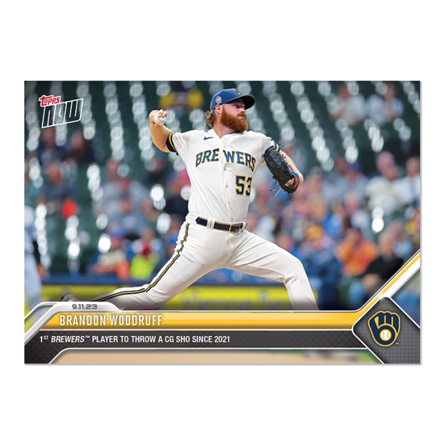 2023 Topps Now #853 Brandon Woodruff
