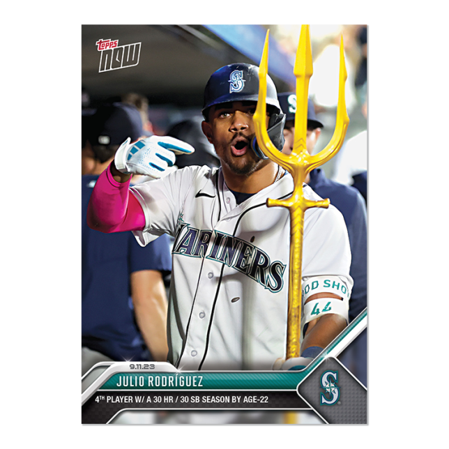 2023 Topps Now #855 Julio Rodríguez
