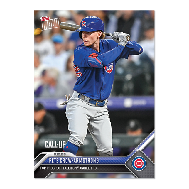 2023 Topps Now #859 Pete Crow-Armstrong