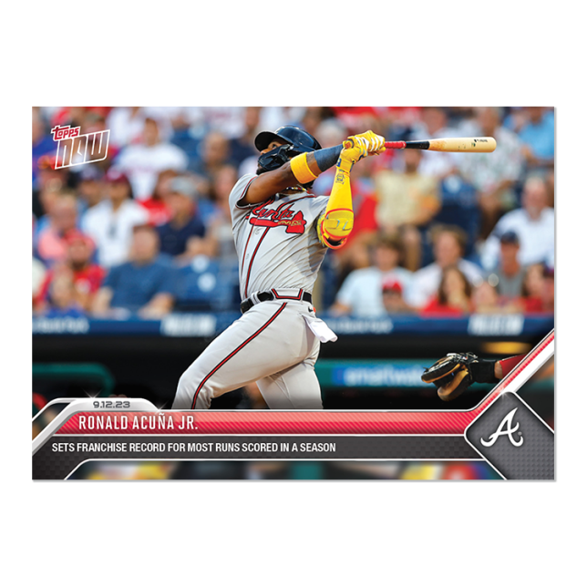 2023 Topps Now #861 Ronald Acuña Jr.