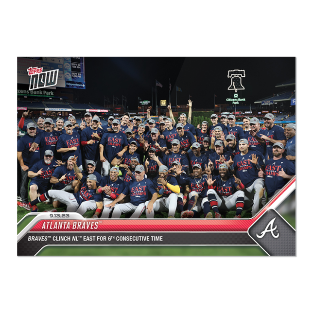 2023 Topps Now #867 Atlanta Braves