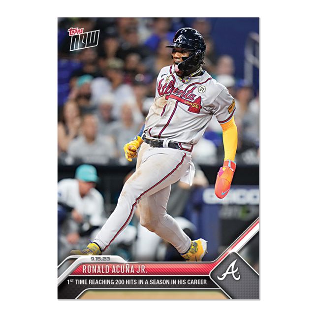 2023 Topps Now #868 Ronald Acuña Jr.