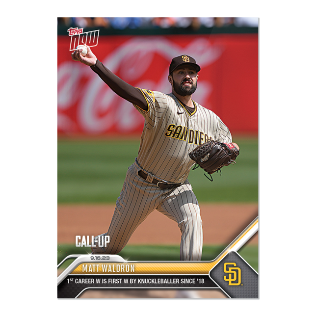 2023 Topps Now #872 Matt Waldron