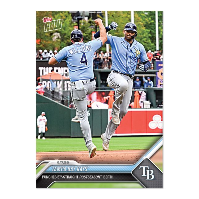 2023 Topps Now #884 Tampa Bay Rays