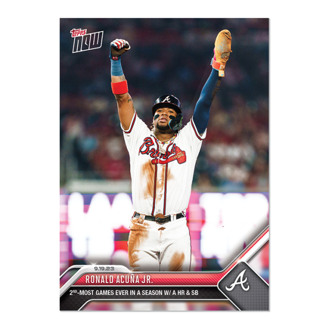 2023 Topps Now #892 Ronald Acuña Jr.