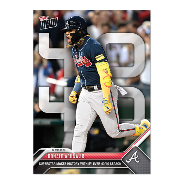 2023 Topps Now #903 Ronald Acuña Jr.
