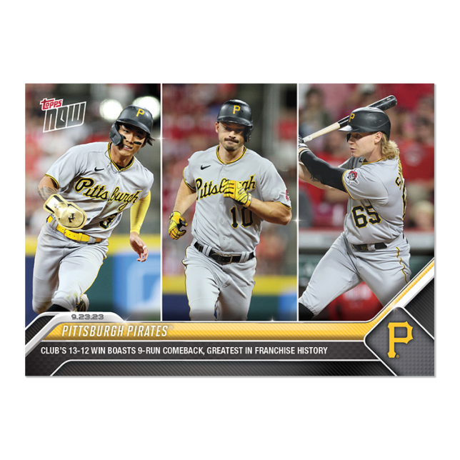 2023 Topps Now #908 Pittsburgh Pirates