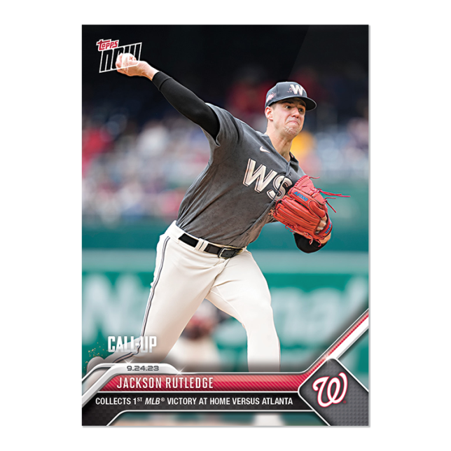 2023 Topps Now #914 Jackson Rutledge