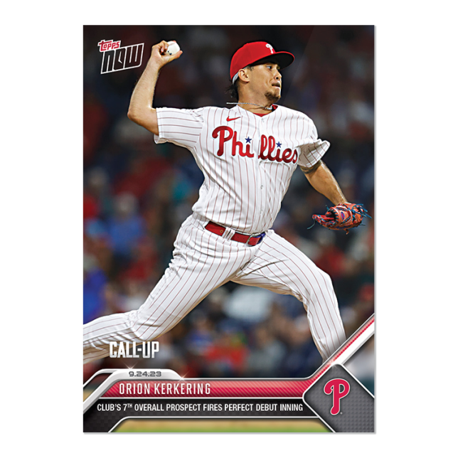 2023 Topps Now #915 Orion Kerkering