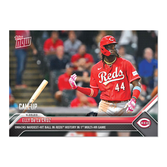2023 Topps Now #921 Elly De La Cruz