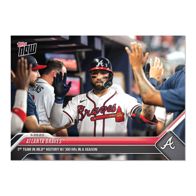 2023 Topps Now #922 Atlanta Braves