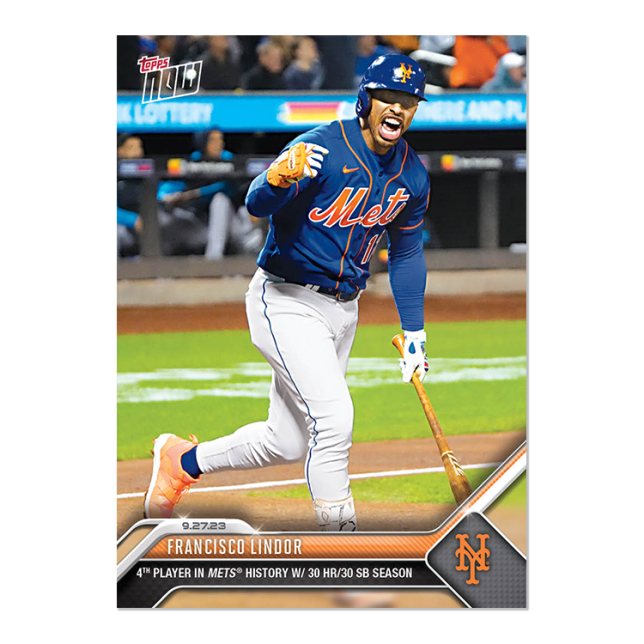 2023 Topps Now #924 Francisco Lindor