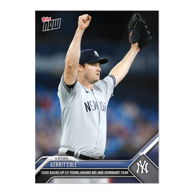 2023 Topps Now #925 Gerrit Cole