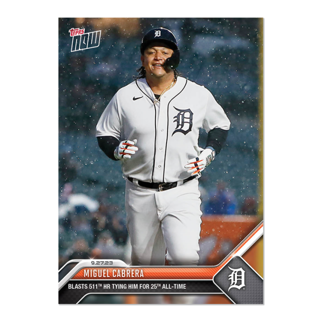 2023 Topps Now #929 Miguel Cabrera