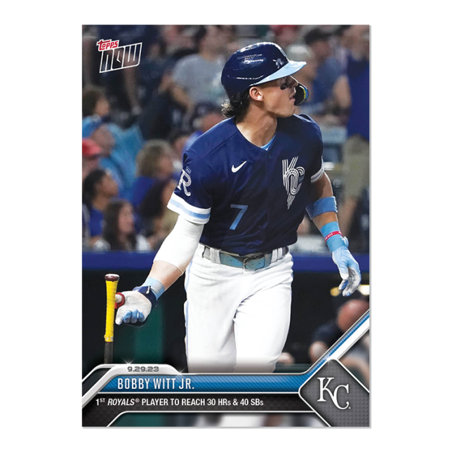 2023 Topps Now #939 Bobby Witt Jr.