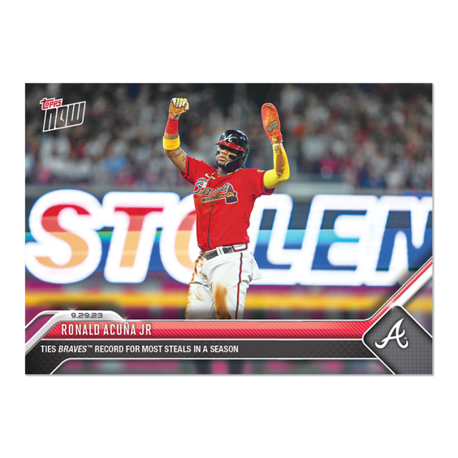 2023 Topps Now #941 Ronald Acuña Jr
