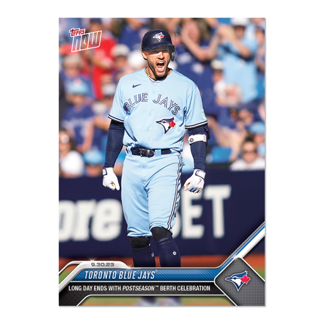 2023 Topps Now #943 Toronto Blue Jays George Springer