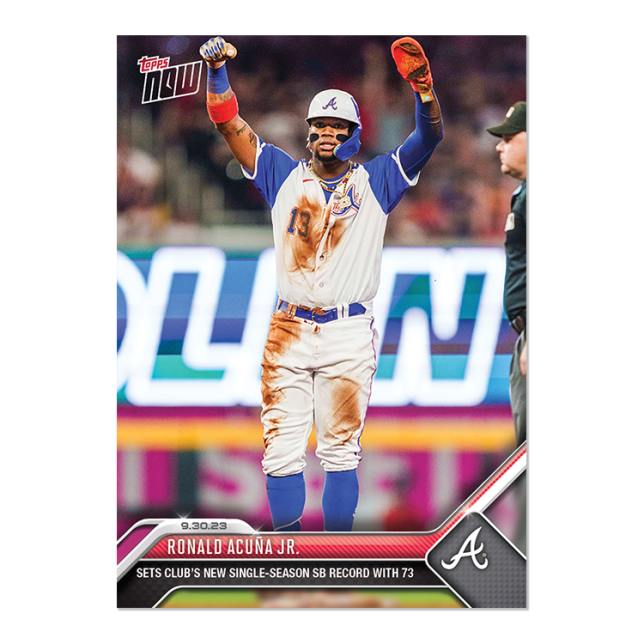 2023 Topps Now #946 Ronald Acuña Jr.