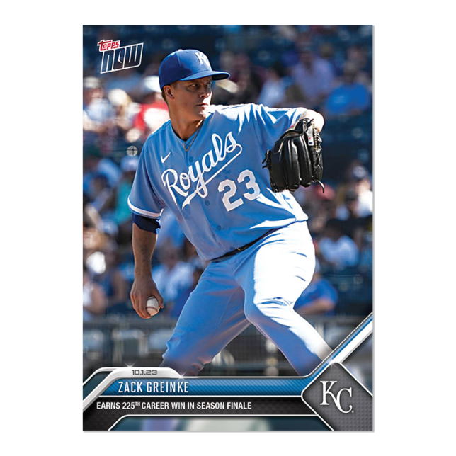 2023 Topps Now #957 Zack Greinke