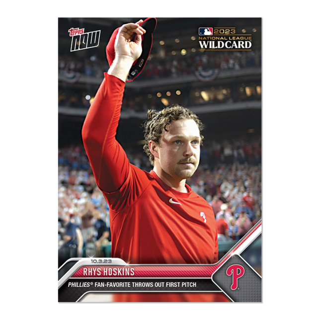 2023 Topps Now #962 Rhys Hoskins