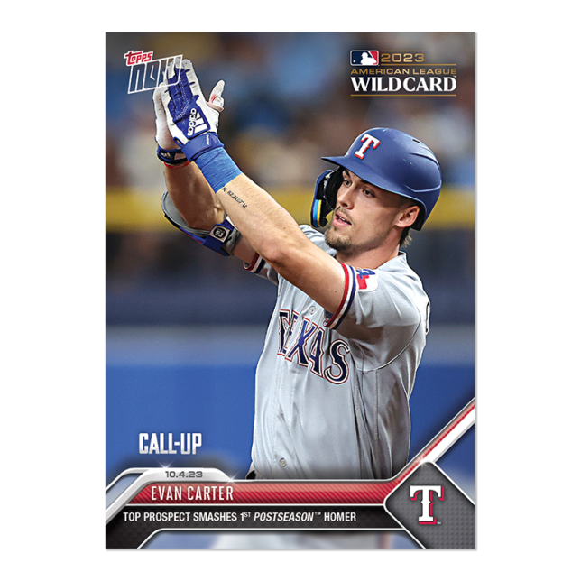 2023 Topps Now #964 Evan Carter Call Up
