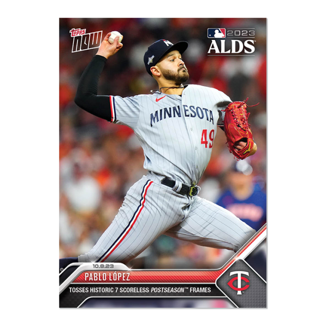 2023 Topps Now #980 Pablo López