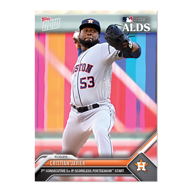 2023 Topps Now #986 Cristian Javier