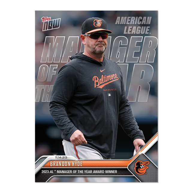 2023 Topps Now #OS12 Brandon Hyde