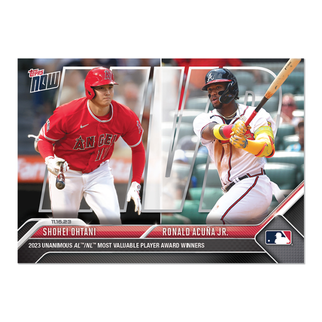 2023 Topps Now #OS18 Shohei Ohtani/Ronald Acuña Jr.