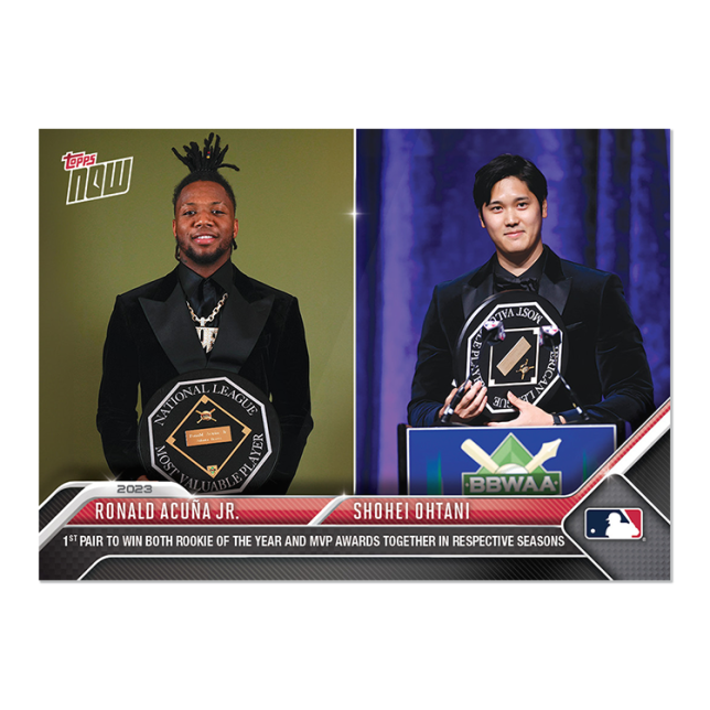 2023 Topps Now #OS-29 Ronald Acuña Jr./Shohei Ohtani
