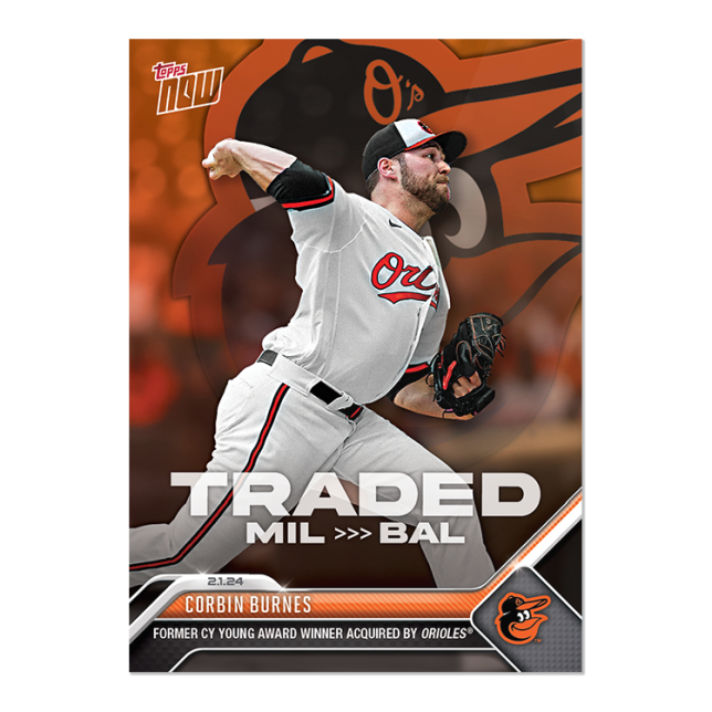 2023 Topps Now #OS-30 Corbin Burnes