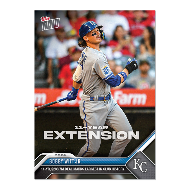 2023 Topps Now #OS-31 Bobby Witt Jr