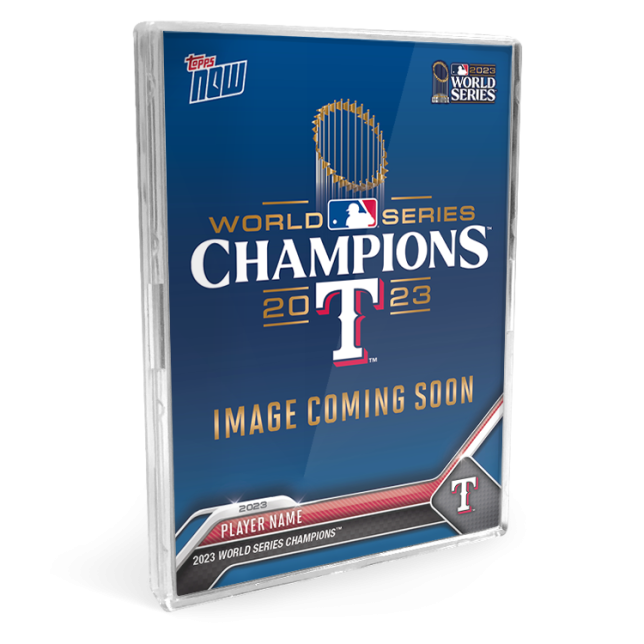 2023 Topps Now #WS Texas Rangers